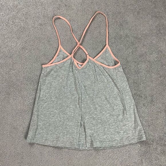 Johnny Was Calme Womens Size XS Night & Day Tank Top Gray Criss Cross Back NWT - Picture 2 of 4